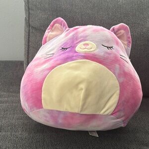 Squishmallows Pink and Purple Cat Plush